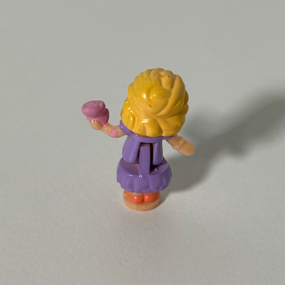 Vintage 90s Bluebird Polly Pocket Crown Palace Polly Replacement Doll (21C) - Picture 3 of 6